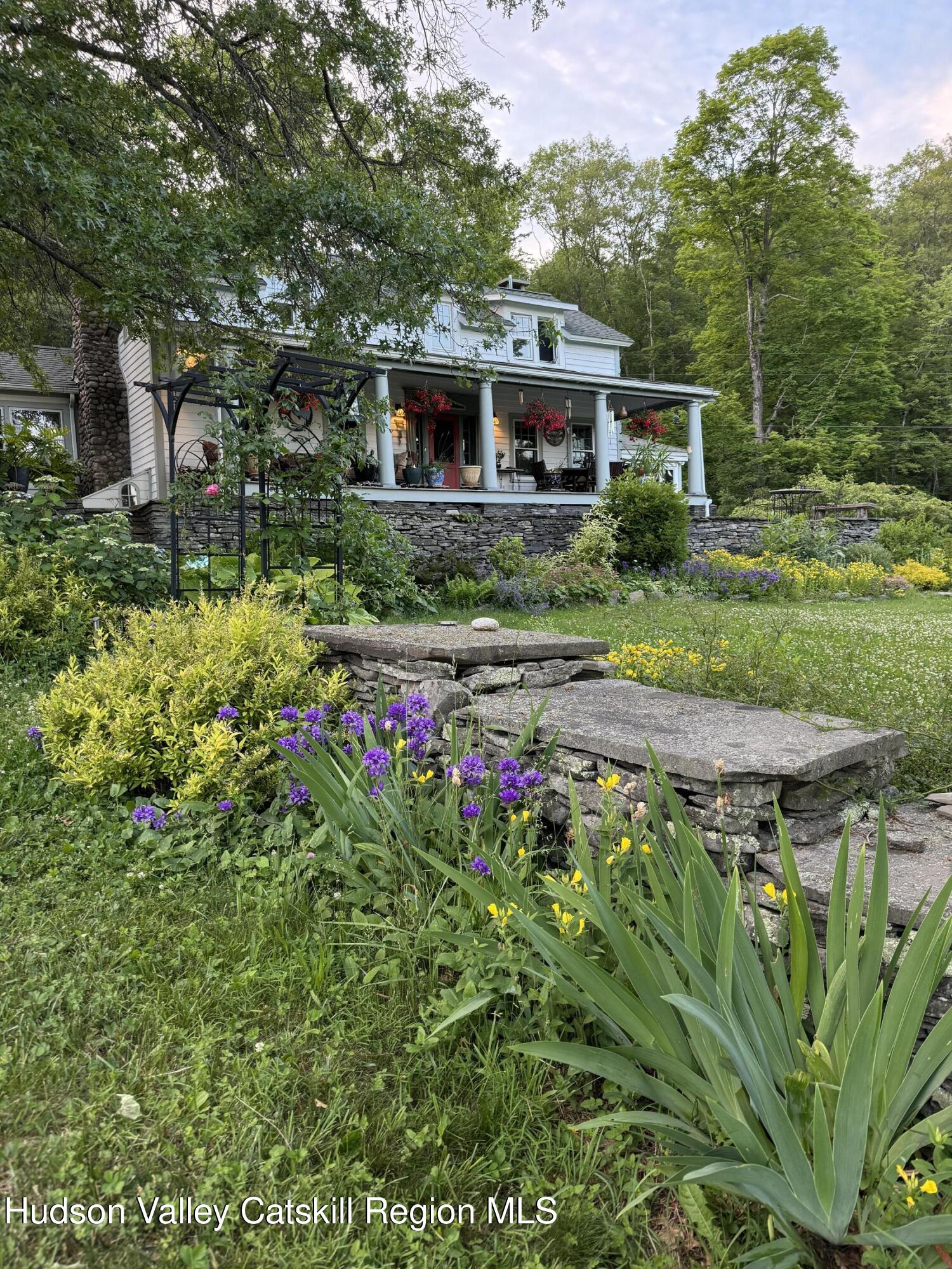 114 Chase Road Shokan, NY 12481 - Photo 66 of 68 a view of a house with a big yard and large trees