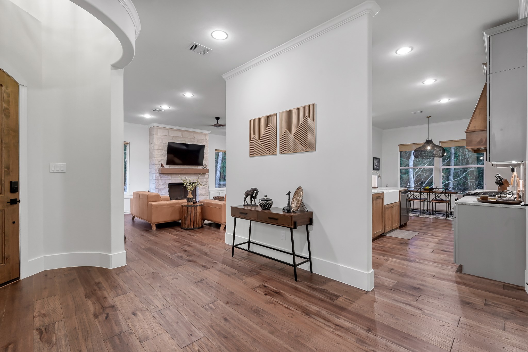 15937 Stagecoach Road Stagecoach, TX 77355 - Photo 50 of 50 a living room with furniture and a wooden floor