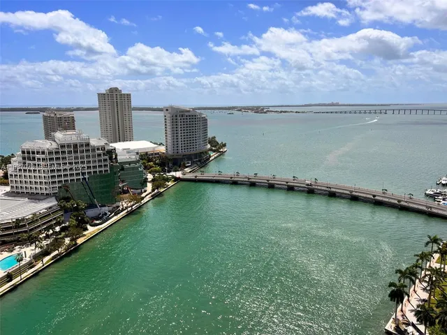 a view of a city from a balcony