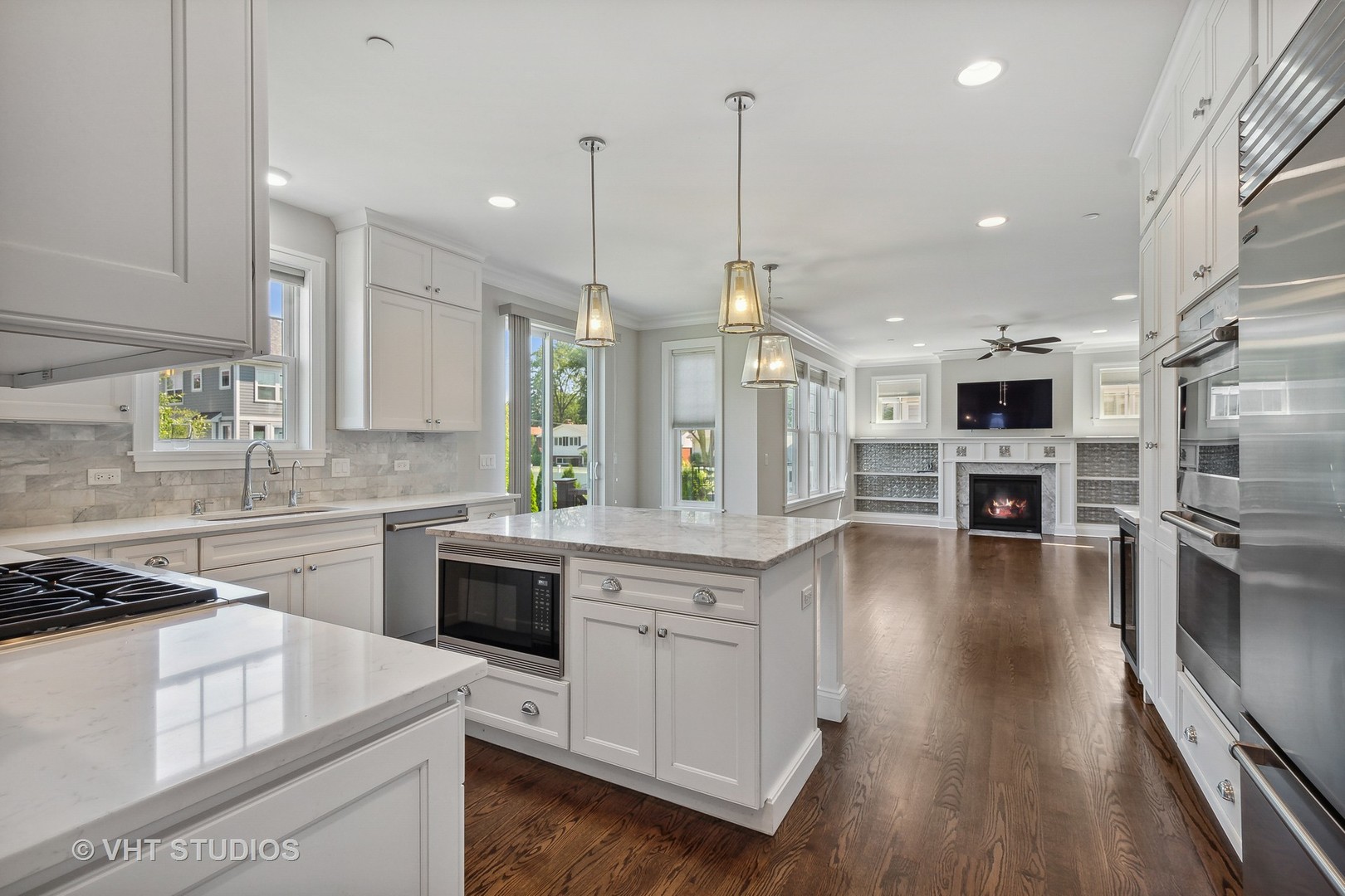 2004 West Sibley Street Park Ridge, IL 60068 - Photo 9 of 40 a kitchen with white cabinets and stainless steel appliances