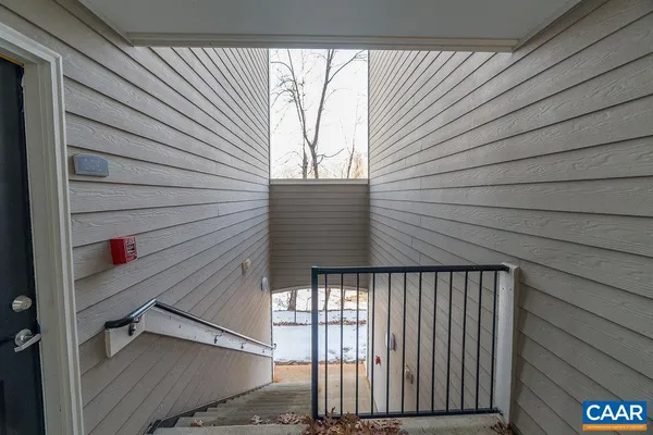 a view of a house with a door