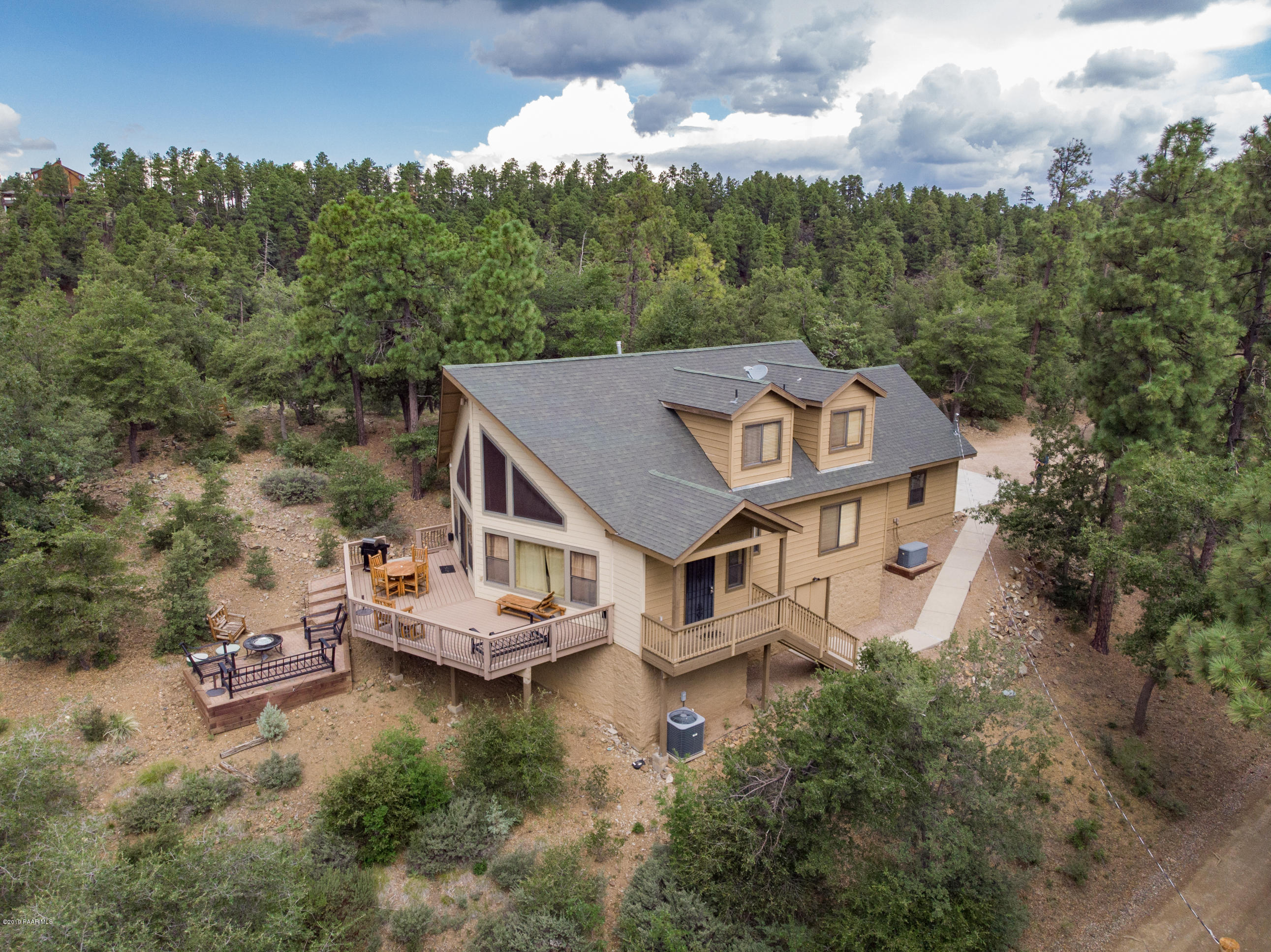 4680 South Stoney Ridge Road Prescott, AZ 86303 - Photo 1 of 39 an aerial view of a house with a big yard