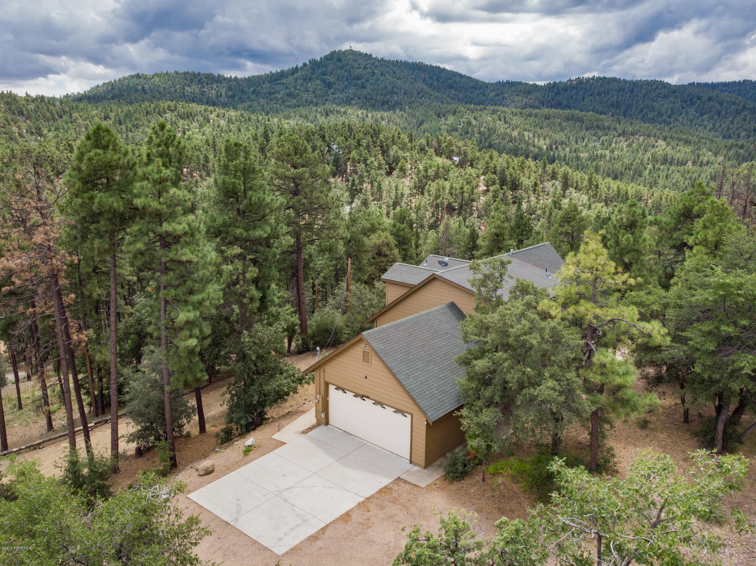 4680 South Stoney Ridge Road Prescott, AZ 86303 - Photo 3 of 39 an aerial view of a house