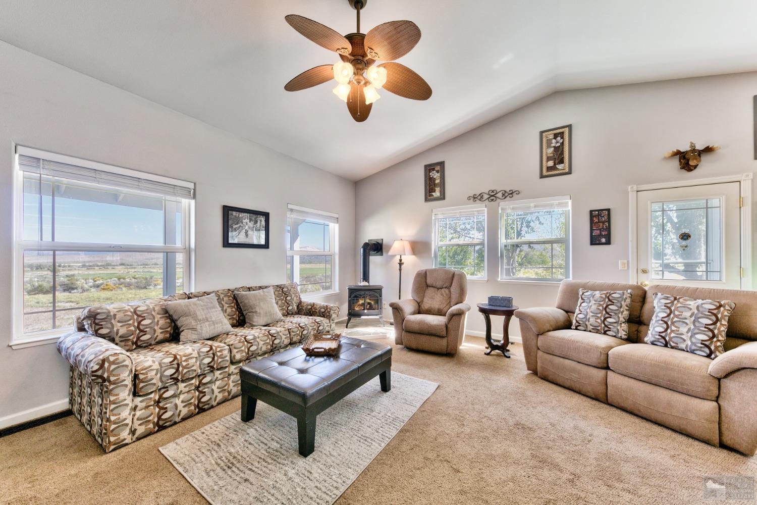 1111 Foothill Road Markleeville, CA 96120 - Photo 17 of 28 a living room with furniture and a large window