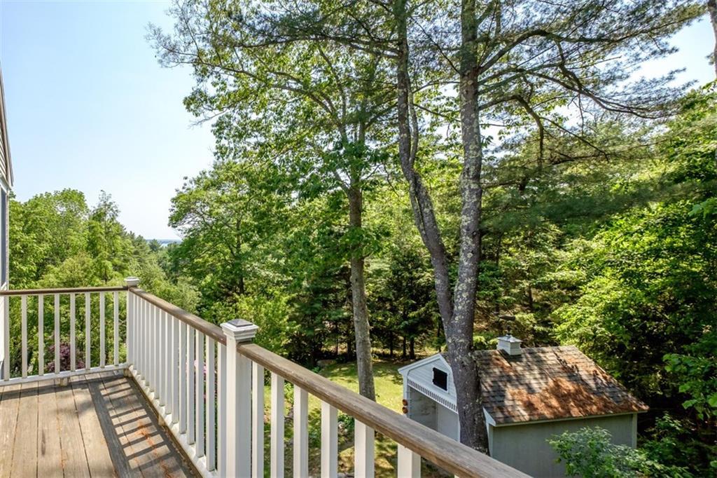 284 Foreside Road Cumberland, ME 04110 - Photo 20 of 35 Enjoy View from Master Bdrm Deck
