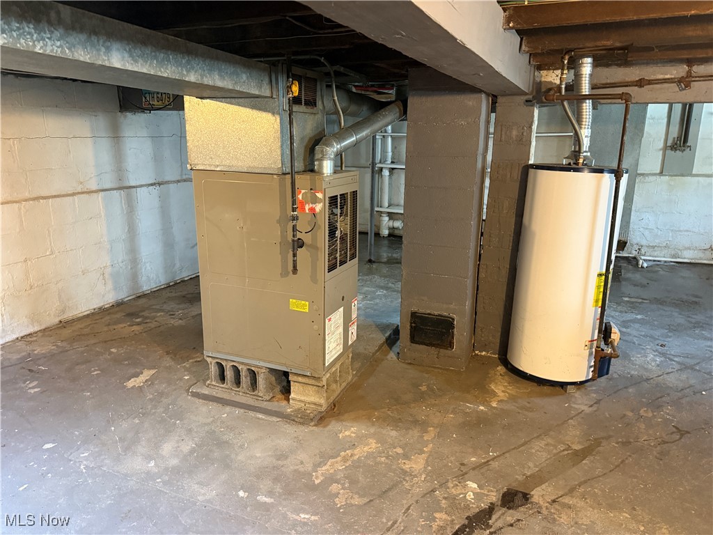 6350 Meadowbrook Road Garfield Heights, OH 44125 - Photo 27 of 28 Utilities featuring gas water heater and heating unit