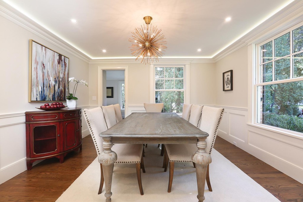 37 Hilltop Road Brookline, MA 02467 - Photo 1 of 1 a dining room with furniture and window