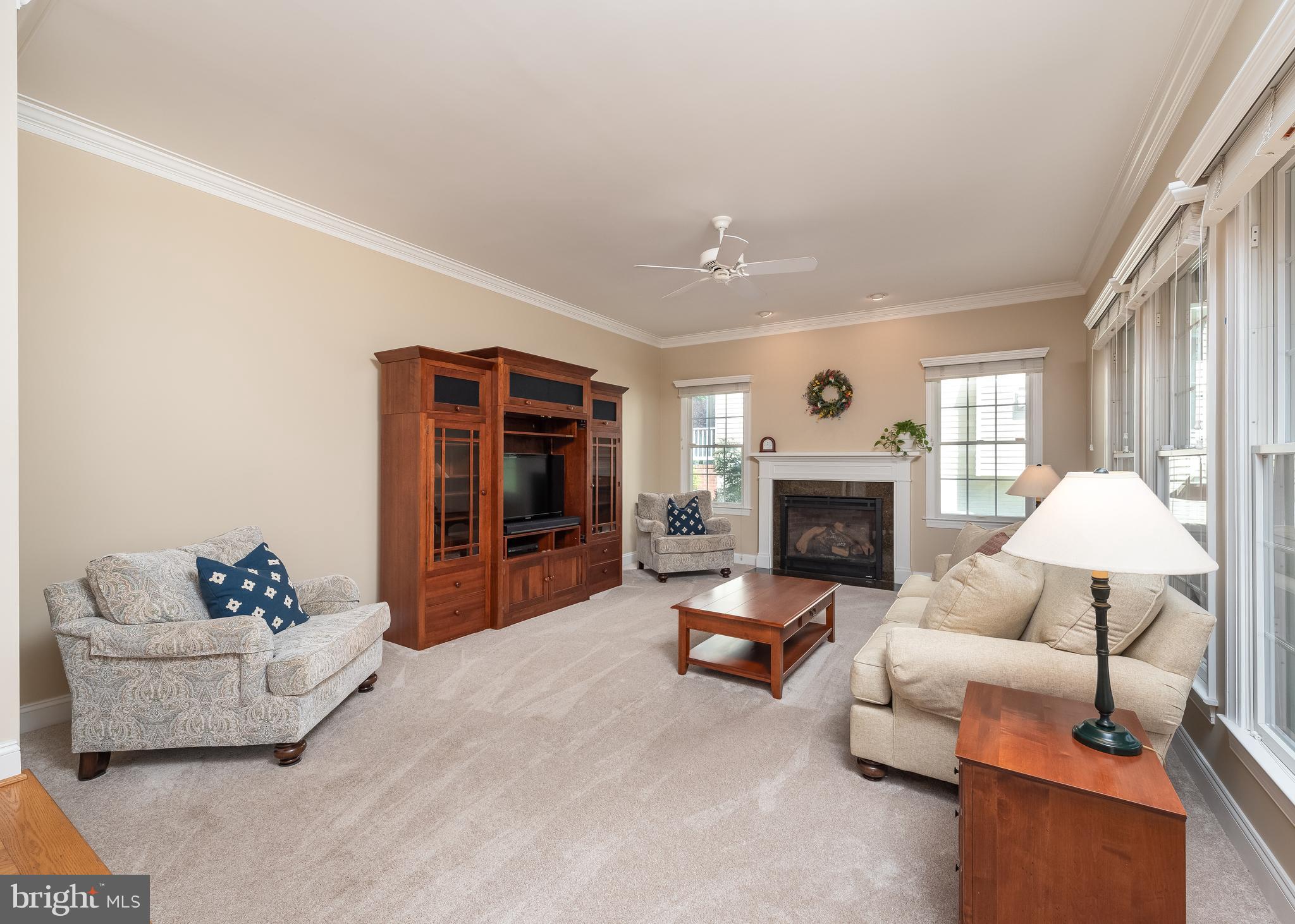 5069 Jericho Road Columbia, MD 21044 - Photo 16 of 57 Sunken family room with large gas fireplace