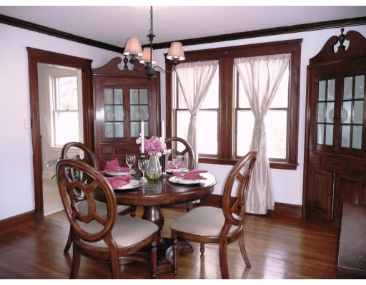 14 Harding Road Lexington, MA 02420 - Photo 2 of 9 a view of a dining room with furniture window and wooden floor