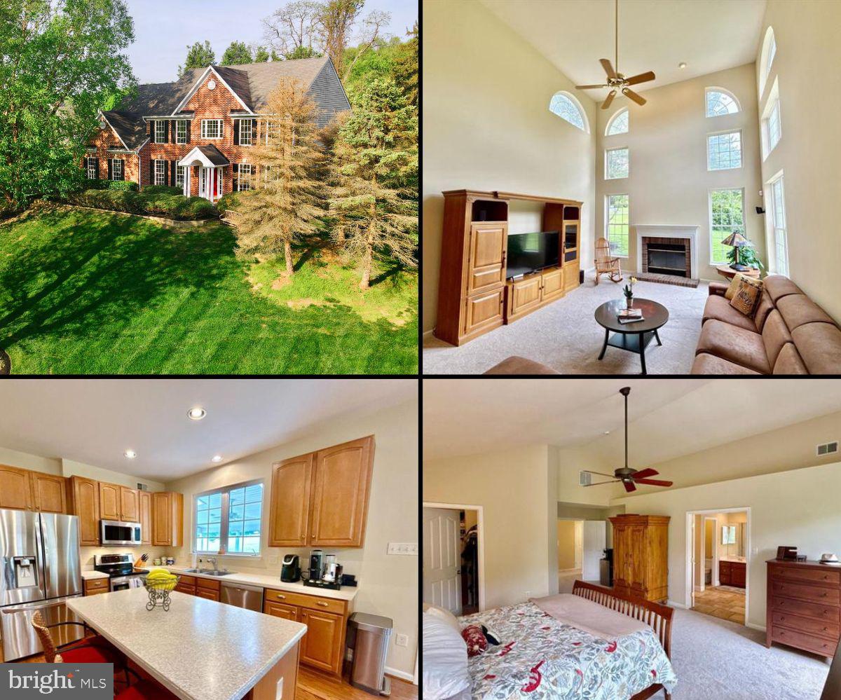 a view of a living room and dining room