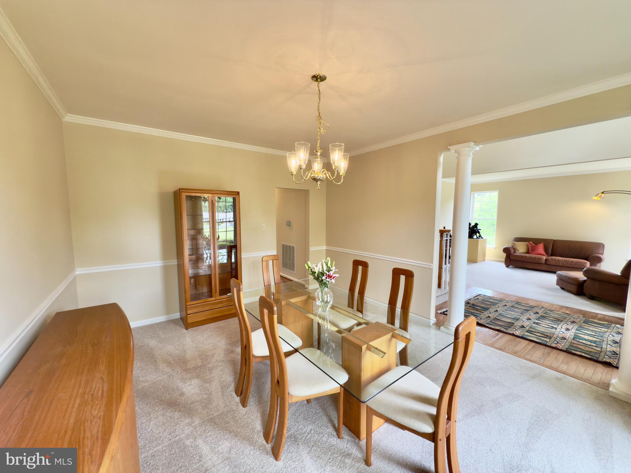 14100 Twisting Lane Dayton, MD 21036 - Photo 12 of 63 a living room with furniture and a chandelier