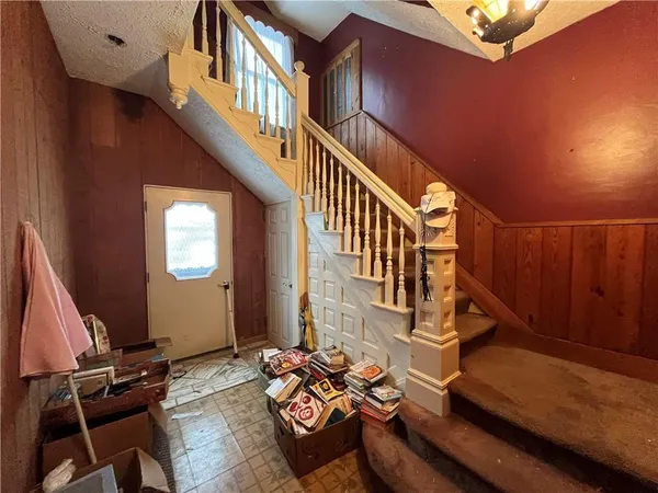 a work room with furniture