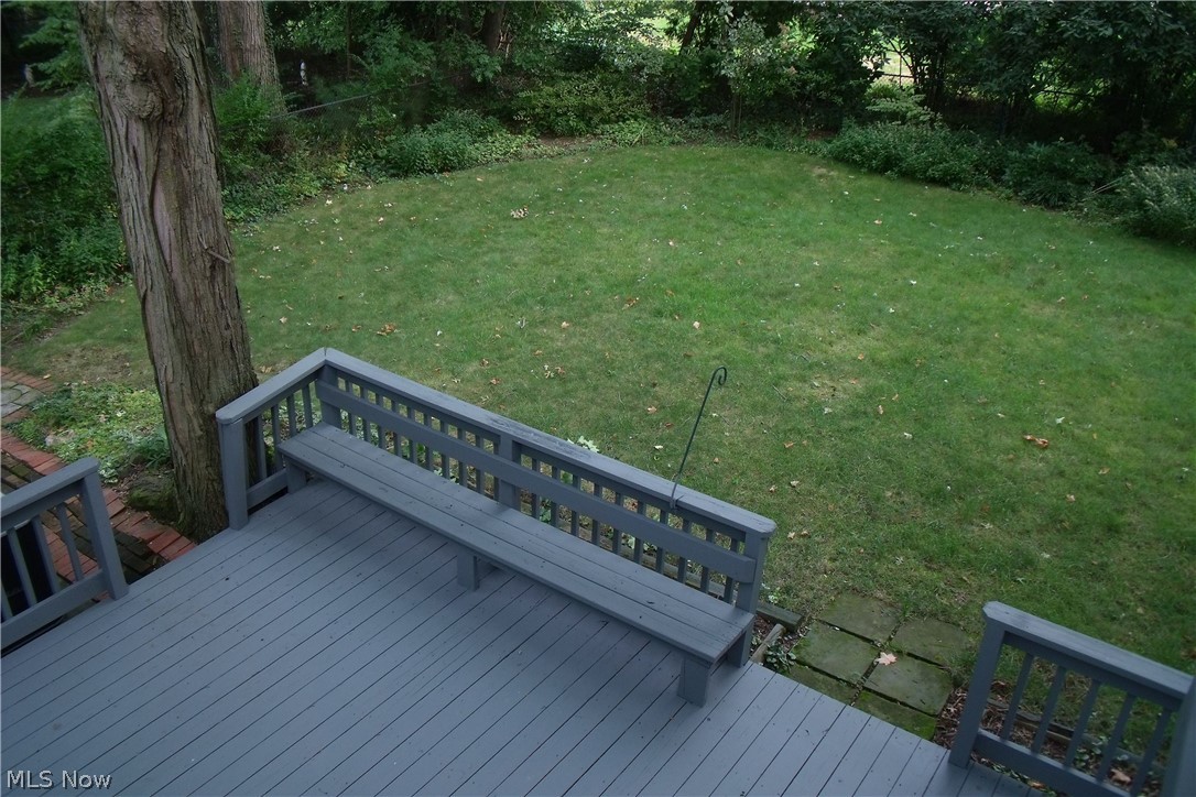1555 Kew Road Cleveland, OH 44118 - Photo 28 of 35 Backyard view from upper porch.