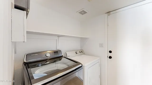 a view of a backyard with a garden