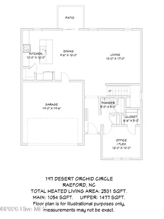 $349,000 | 197 Desert Orchid Circle, Raeford, NC 28376
