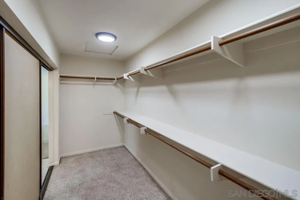 15235 Crestview Court Poway, CA 92064 - Photo 29 of 68 a view of an empty walk in closet