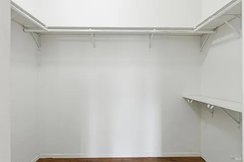 a view of walk in closet