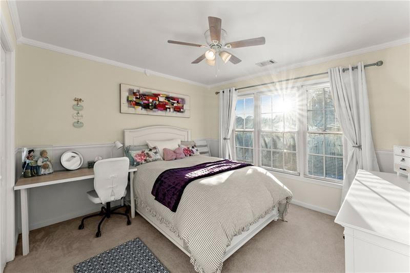 385 Graves Road Acworth, GA 30101 - Photo 24 of 61 a bedroom with a bed and a large window