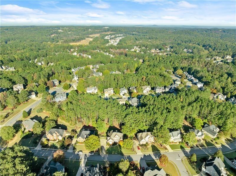 385 Graves Road Acworth, GA 30101 - Photo 48 of 61 an aerial view of residential houses with outdoor space and trees