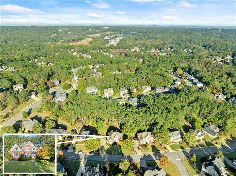385 Graves Road Acworth, GA 30101 - Photo 49 of 61 an aerial view of residential houses with outdoor space