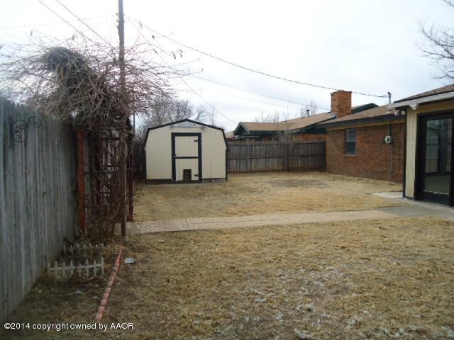 5207 Leigh Avenue Amarillo, TX 79110 - Photo 13 of 13 Backyard