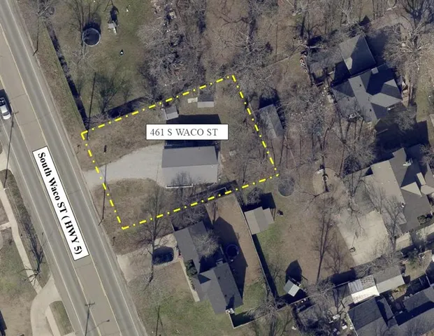 an aerial view of waterside residential house