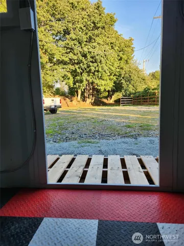 a view of front door