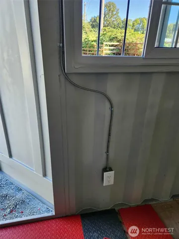 a view of wooden floor