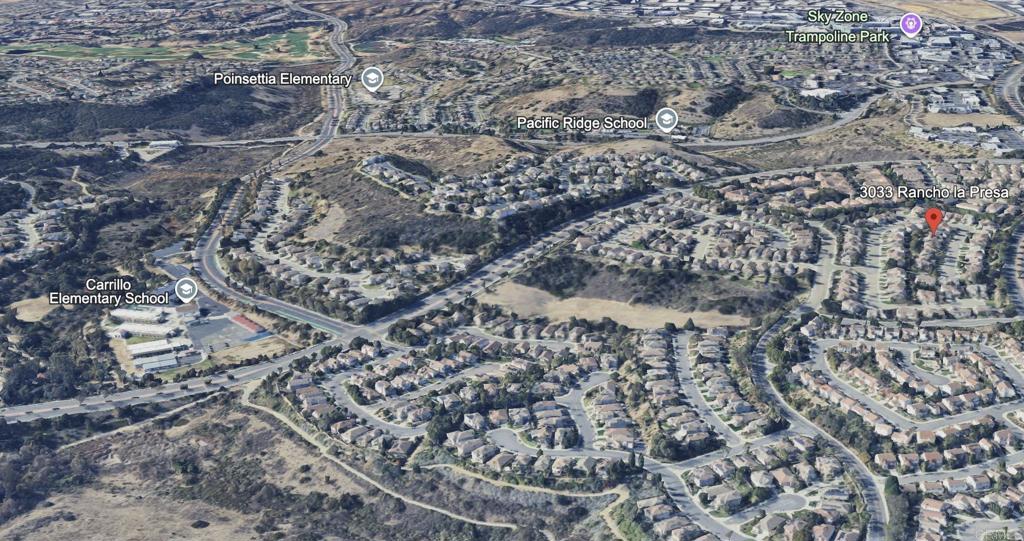 3033 Rancho La Presa Carlsbad, CA 92009 - Photo 39 of 46 an aerial view of house with yard