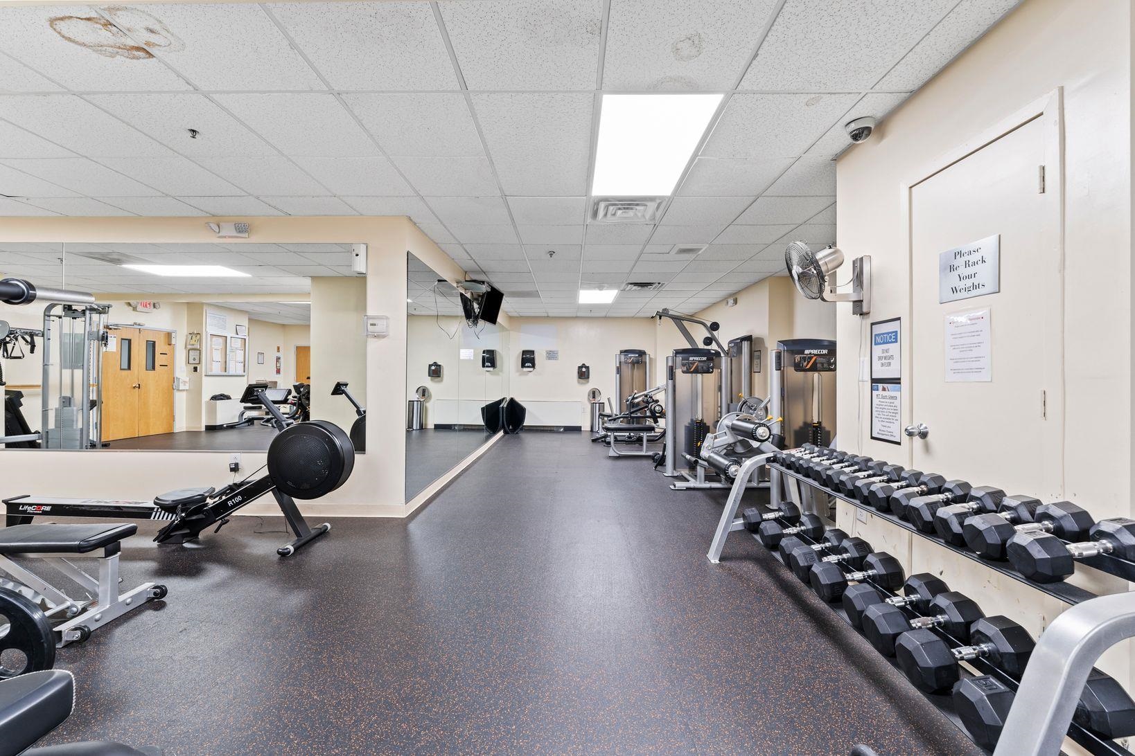 6040 Boulevard East, Unit MA West New York, NJ 07093 - Photo 28 of 35 a view of a room with gym equipment