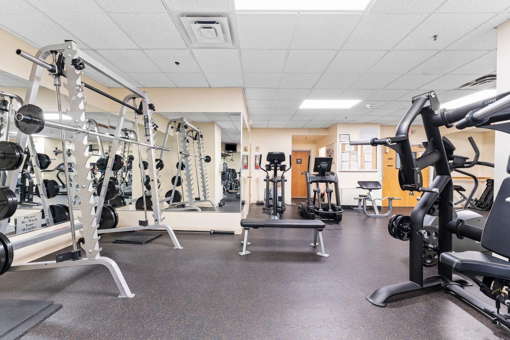 6040 Boulevard East, Unit MA West New York, NJ 07093 - Photo 29 of 35 a view of a room with gym equipment