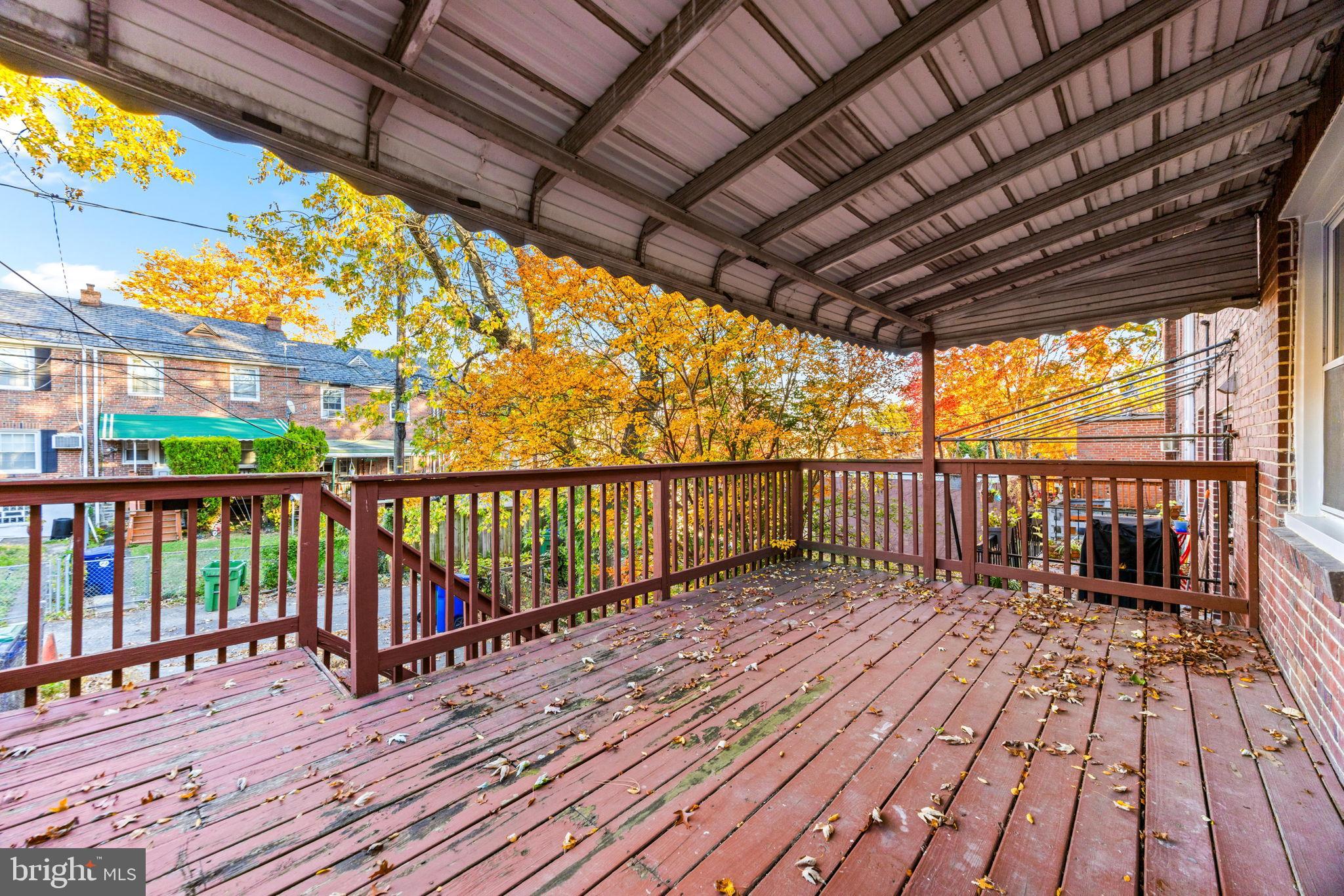 3807 Kimble Road Baltimore, MD 21218 - Photo 32 of 39 a balcony with wooden floor
