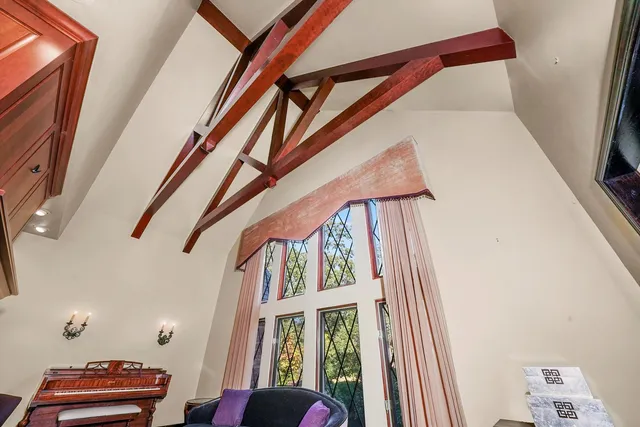 a view of an front door