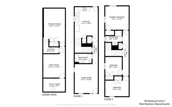 a outdoor space with deck