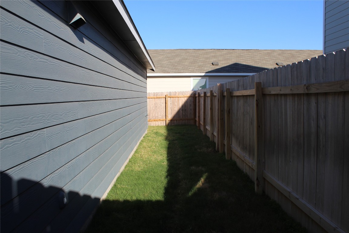 205 Marty Allen Loop Jarrell, TX 76537 - Photo 20 of 22 a view of a balcony with an outdoor space