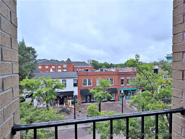 a view of a brick building with a window