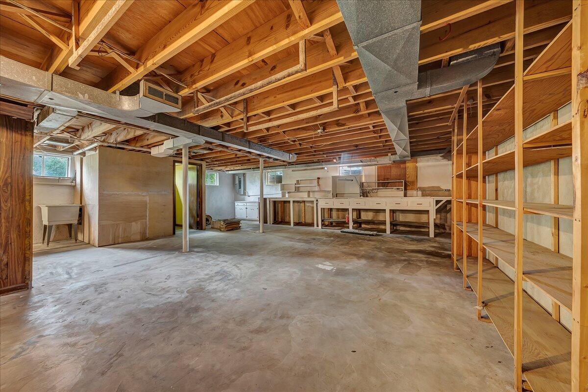 8450 Forest Road Goode, VA 24556 - Photo 47 of 49 a view of an empty room with a garage