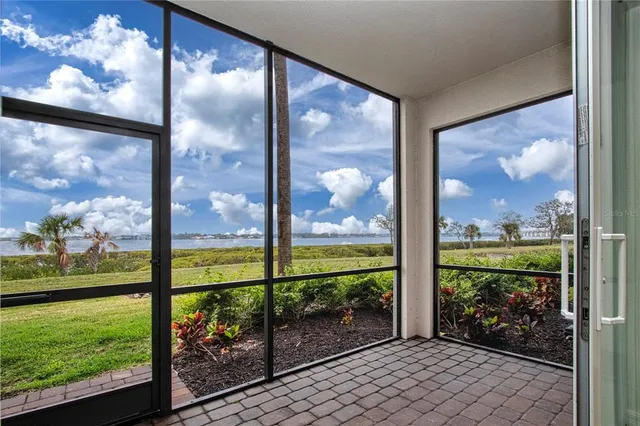 a view of a room with window