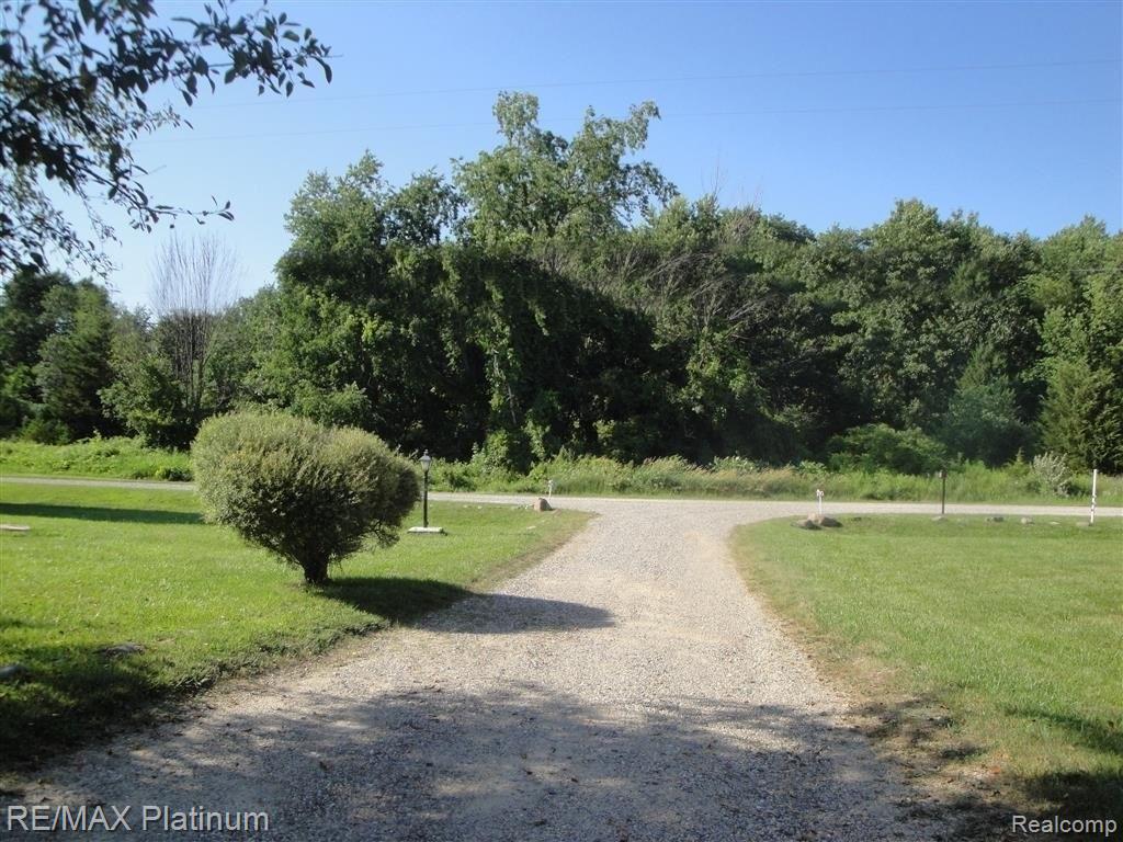 3901 North Burkhart Road Howell, MI 48855 - Photo 3 of 26 View down driveway