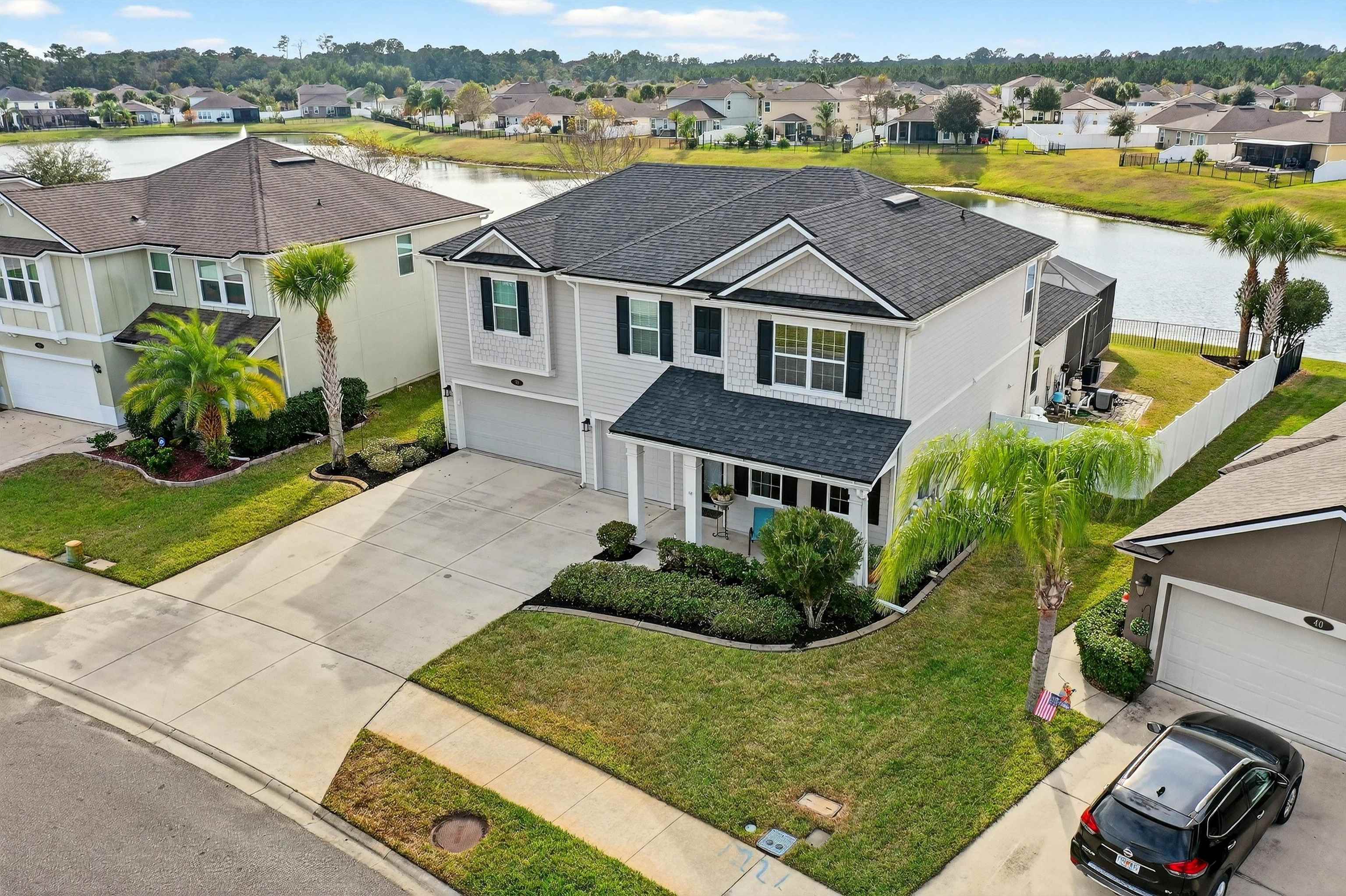 50 Sierras Loop St. Augustine, FL 32086 - Photo 34 of 37 an aerial view of a house with a garden view