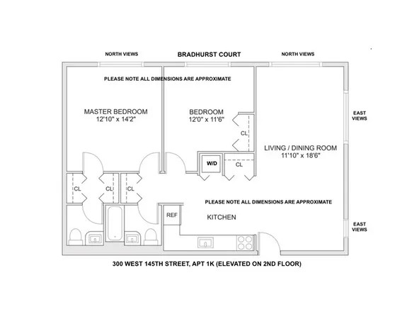 $625,000 | 300 West 145th Street, Unit 1K | Central Harlem