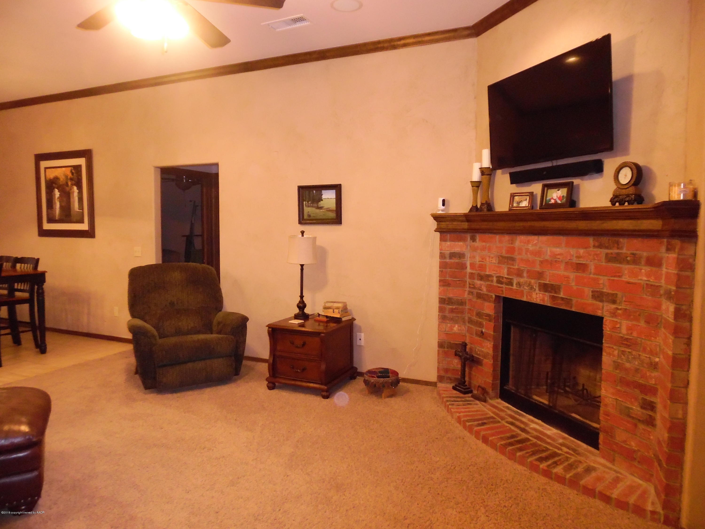 4207 Scotswood Drive Amarillo, TX 79110 - Photo 4 of 21 Fireplace