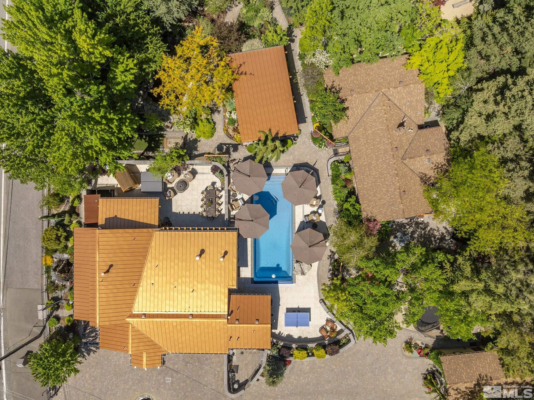 930 Spanish Springs Road Sparks, NV 89434 - Photo 17 of 40 an aerial view of residential house with outdoor space and parking