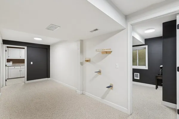 a view of an empty room