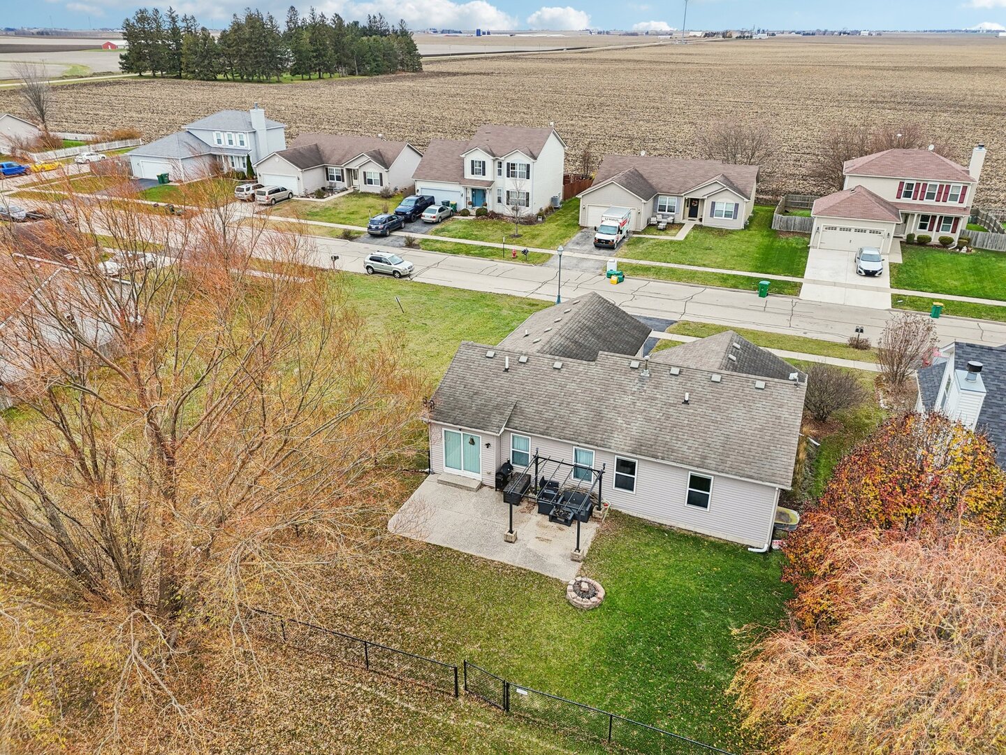 1024 Misty Landing Court Malta, IL 60150 - Photo 27 of 28 an aerial view of a house with a ocean view