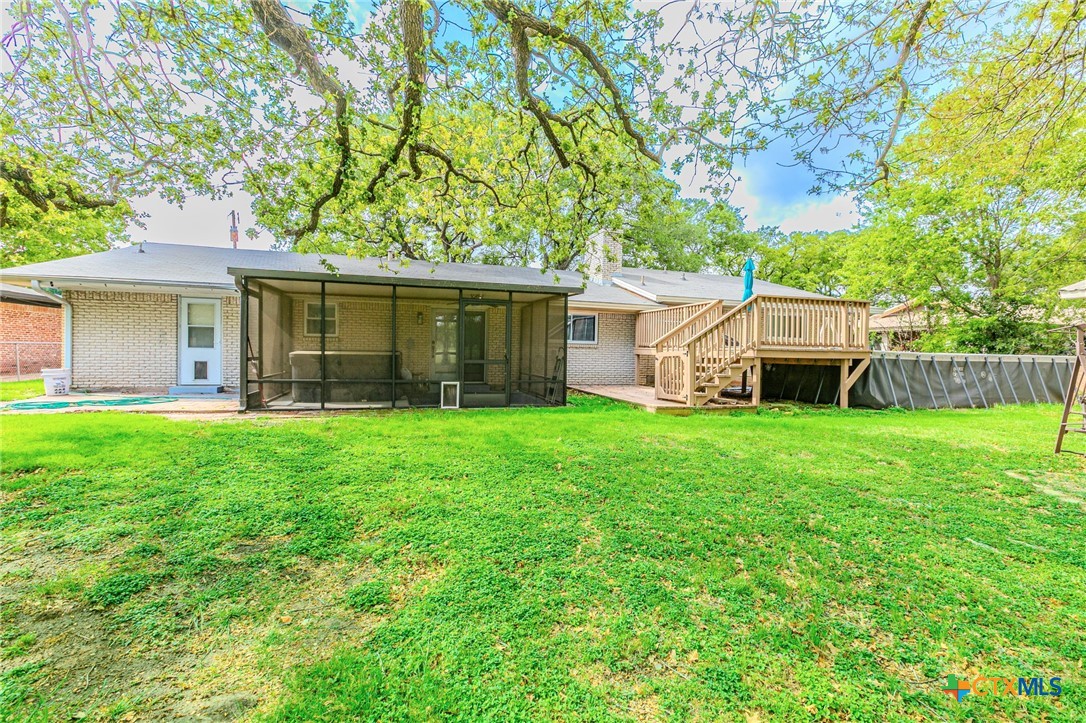 2411 Osage Road Gatesville, TX 76528 - Photo 21 of 29 Rear exterior view with large backyard