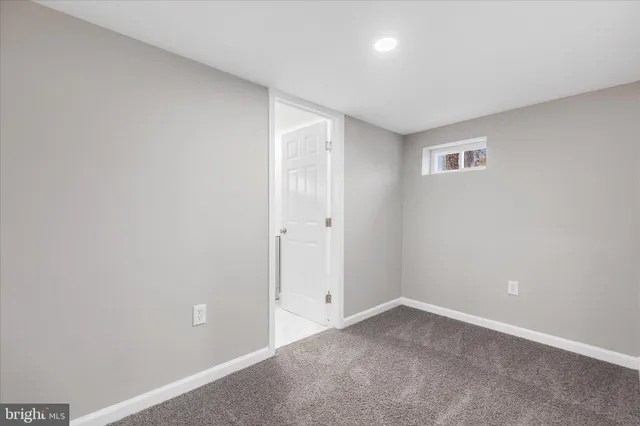 a view of an empty room