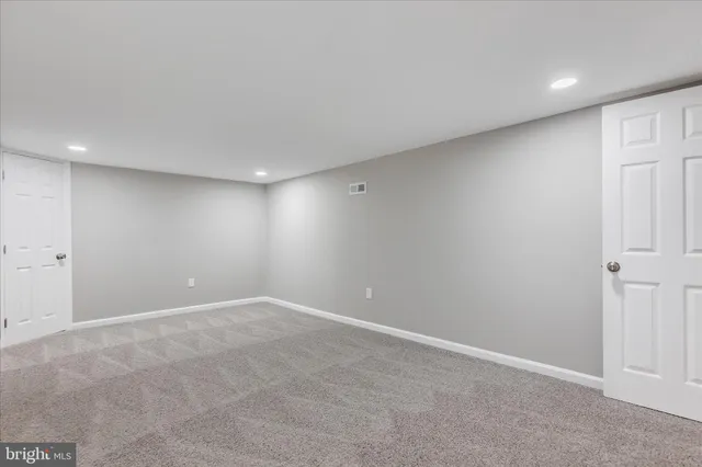 a view of an empty room