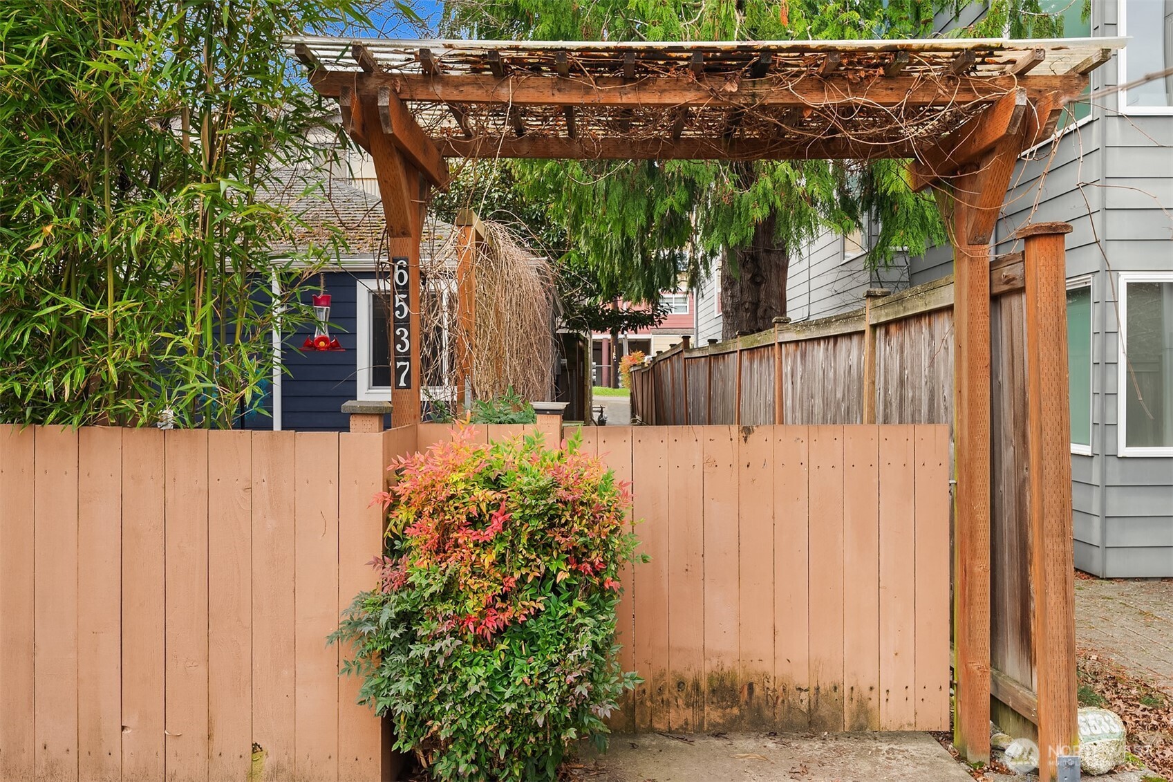 6537 34th Avenue Southwest Seattle, WA 98126 - Photo 20 of 22 a view of a wooden door