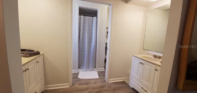 a view of a storage and utility room in a house